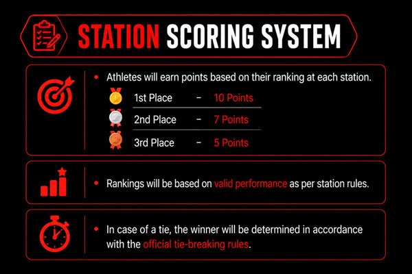 Infographic: women's squats station rules